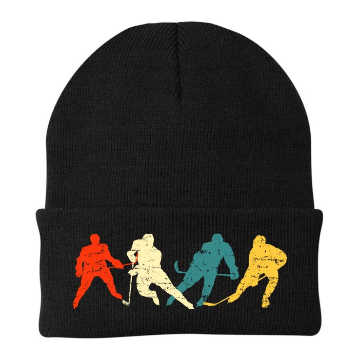 Retro Style Hockey Players Knit Cap Winter Beanie