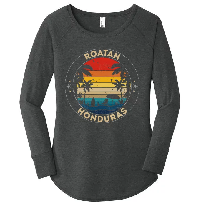 Roatan Souvenir Honduras Reminder Women's Perfect Tri Tunic Long Sleeve Shirt