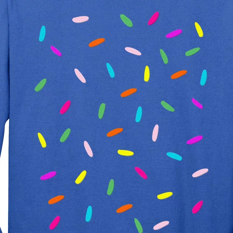 Rainbow Sprinkles Ice Cream Costume Halloween Tall Long Sleeve T-Shirt