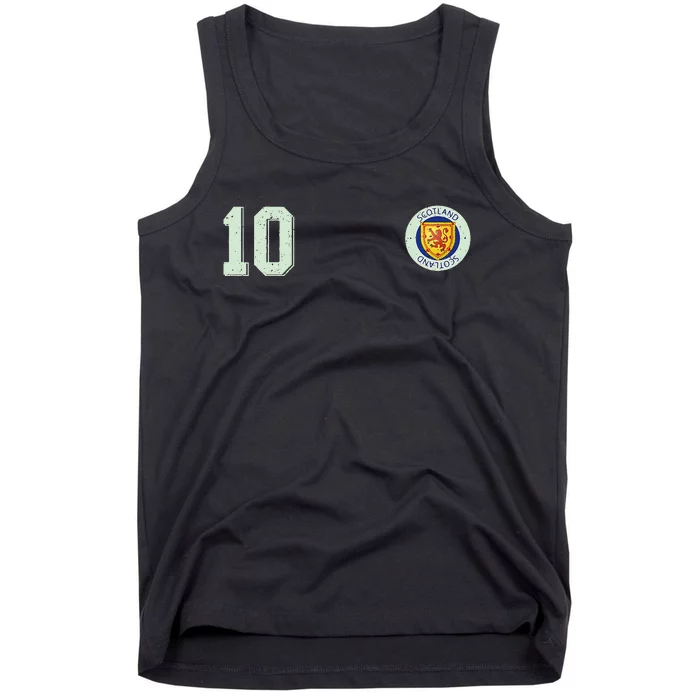 Retro Soccer Inspired Scotland Tank Top