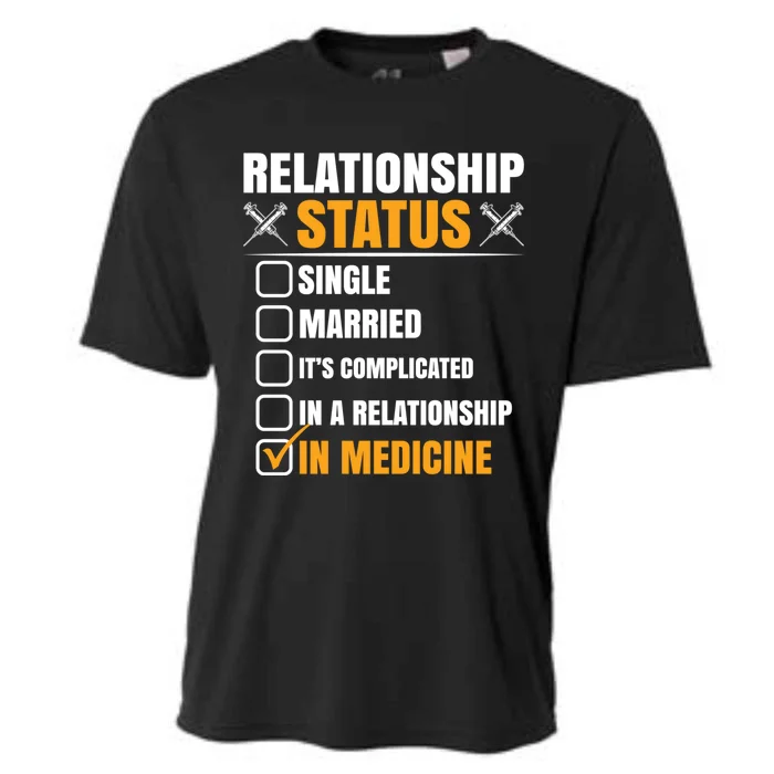 Relationship Status In Medicine Gift Cooling Performance Crew T-Shirt