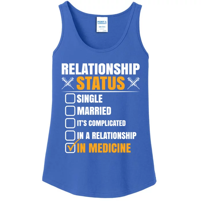 Relationship Status In Medicine Gift Ladies Essential Tank