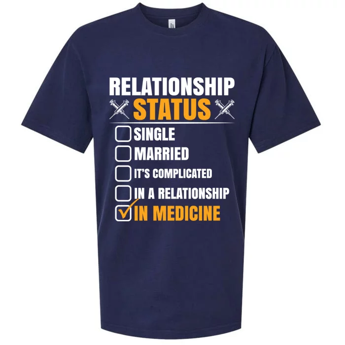 Relationship Status In Medicine Gift Sueded Cloud Jersey T-Shirt