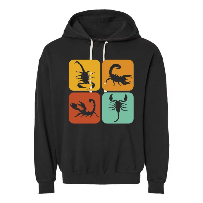 Retro Scorpions I Scorpion Art I Scorpion Meaningful Gift Garment-Dyed Fleece Hoodie