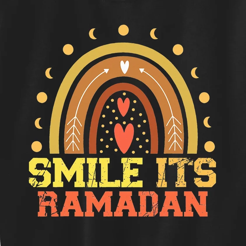 Ramadan Smile its Ramadan - Celebrating the Holy Month Kids Sweatshirt