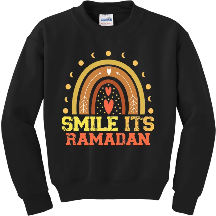 Ramadan Smile its Ramadan - Celebrating the Holy Month Kids Sweatshirt