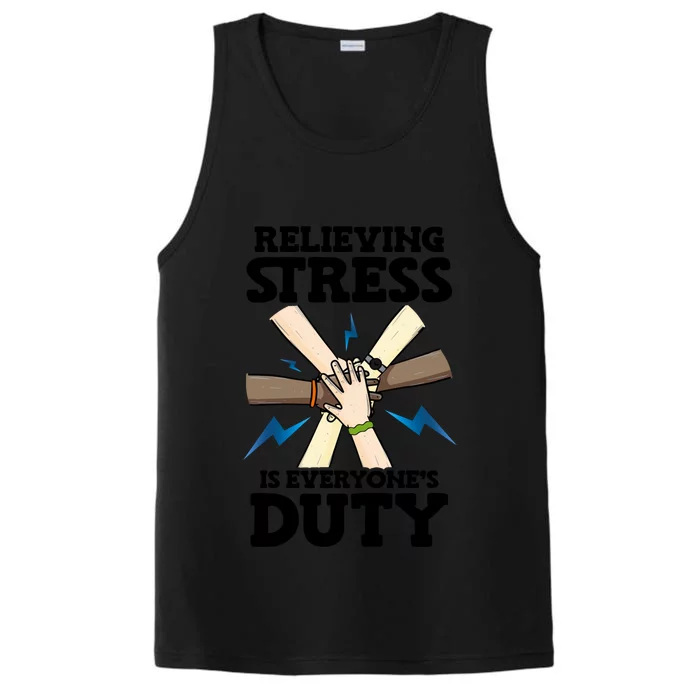 Relieving Stress Is Everyones Duty Awareness Month Gift Performance Tank