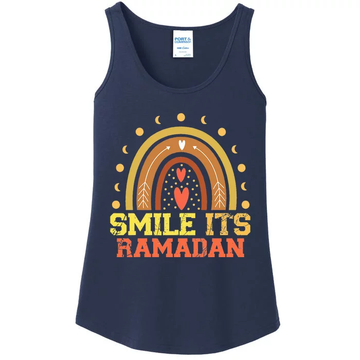 Ramadan Smile Its Ramadan Celebrating The Holy Month Ladies Essential Tank