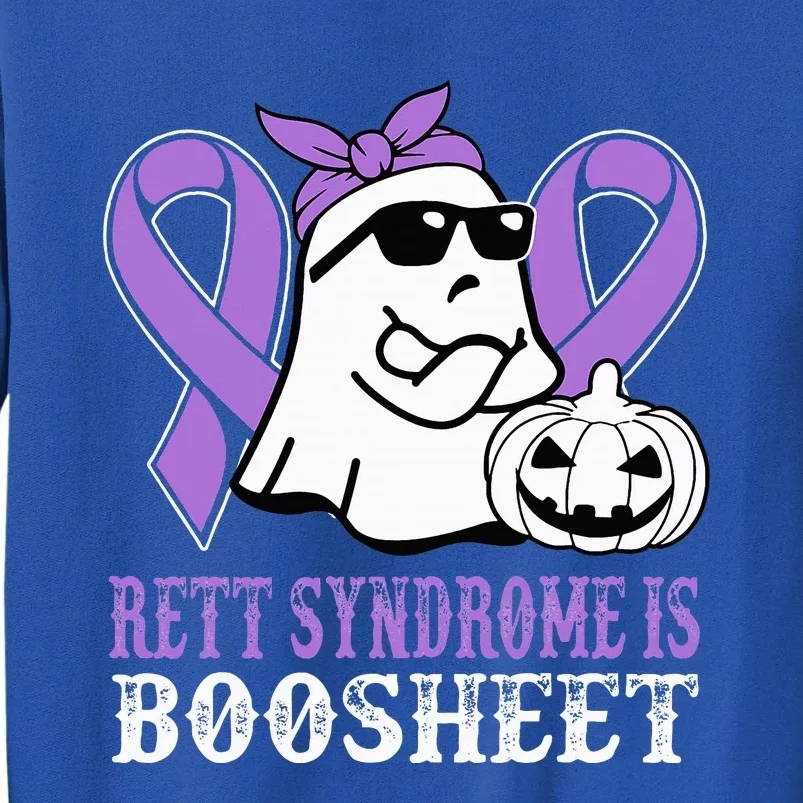 Rett Syndrome Is Boo Sheet Rett Syndrome Warrior Halloween Tall Sweatshirt