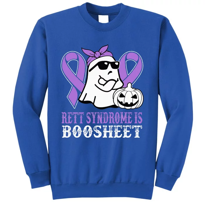 Rett Syndrome Is Boo Sheet Rett Syndrome Warrior Halloween Tall Sweatshirt