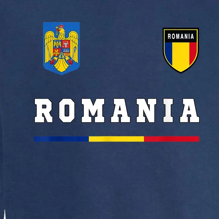 Romania Sport/Soccer Jersey Tee Flag Football Garment-Dyed Sweatshirt