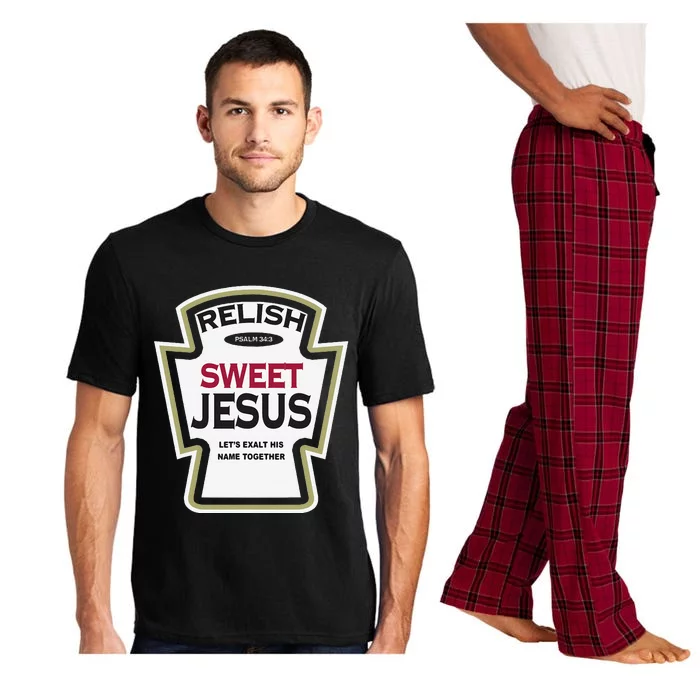 Relish Sweet Jesus Funny Christian Parody Pajama Set