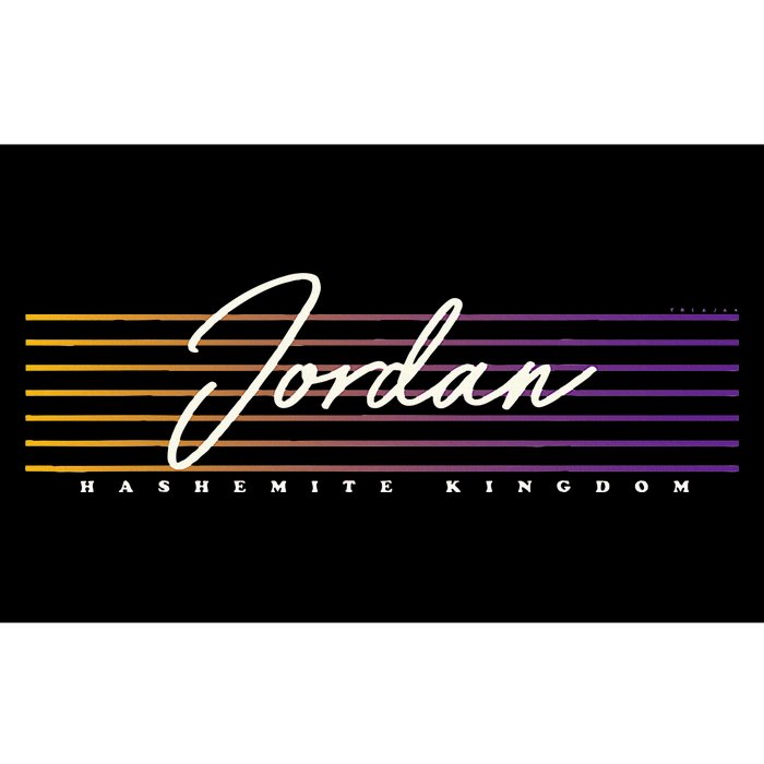 Retro Style Jordan Bumper Sticker