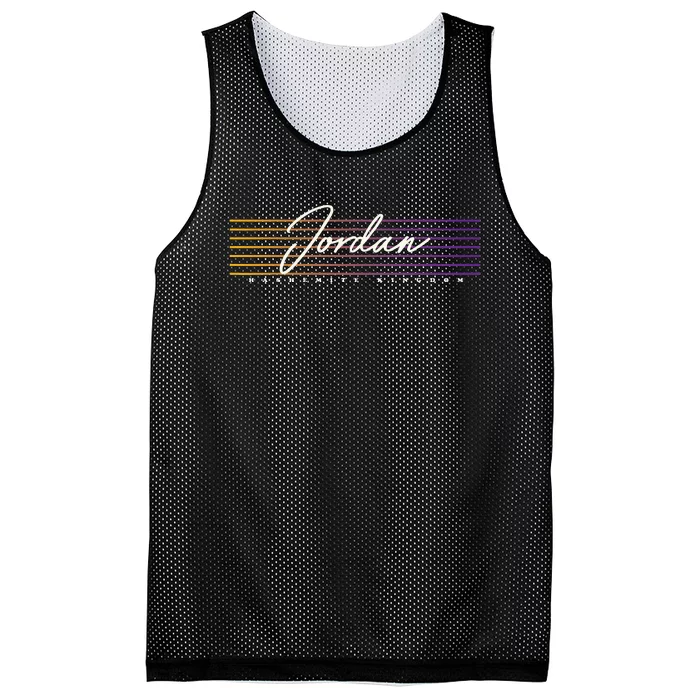 Retro Style Jordan Mesh Reversible Basketball Jersey Tank