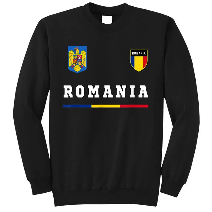 Romania Sport/Soccer Jersey Tee Flag Football Sweatshirt