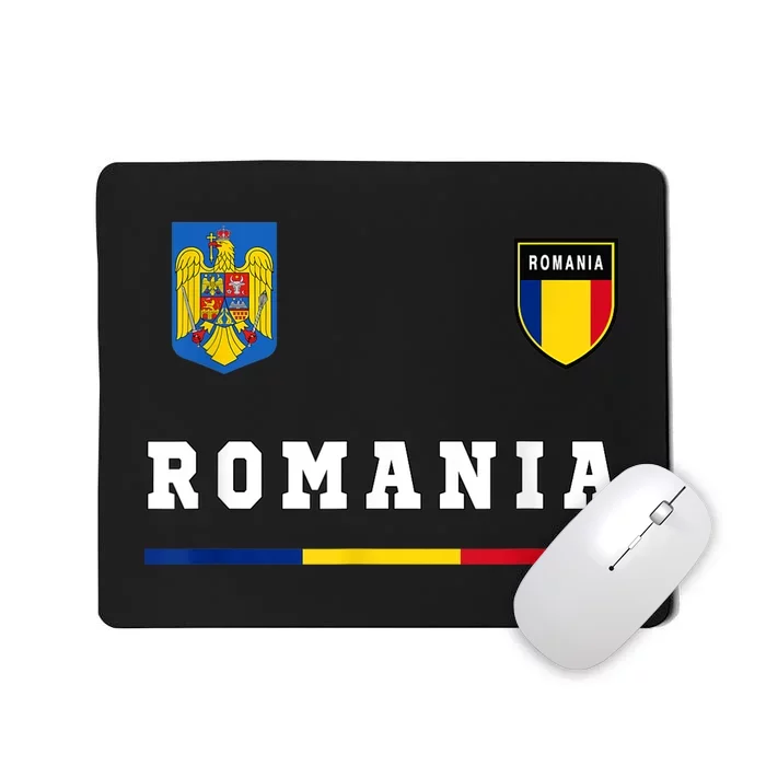 Romania Sport/Soccer Jersey Tee Flag Football Mousepad