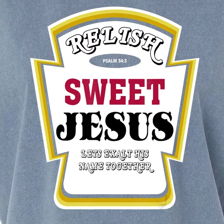 Relish Sweet Jesus Christian Parody Garment-Dyed Women's Muscle Tee