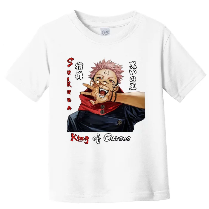 Ryomen Sukuna King Of Curses Jjk T Toddler T-Shirt