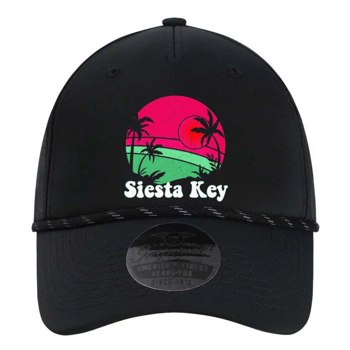 Retro Siesta Key Beach Design Siesta Key Illustration Performance The Dyno Cap