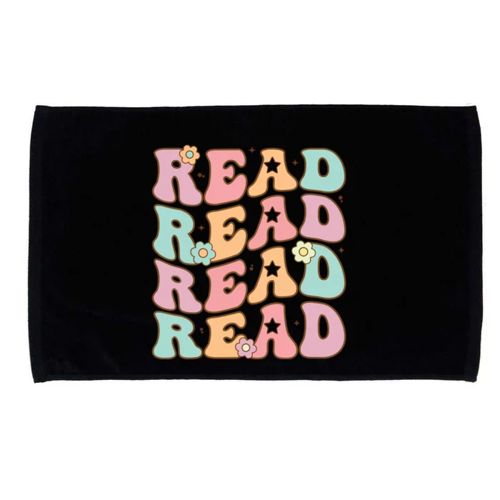 Read School Librarian Life Teacher Reading Groovy Read Microfiber Hand Towel