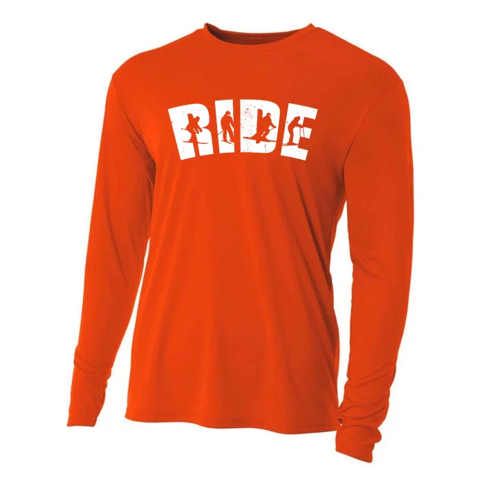 Ride Ski Lover Gift Cooling Performance Long Sleeve Crew