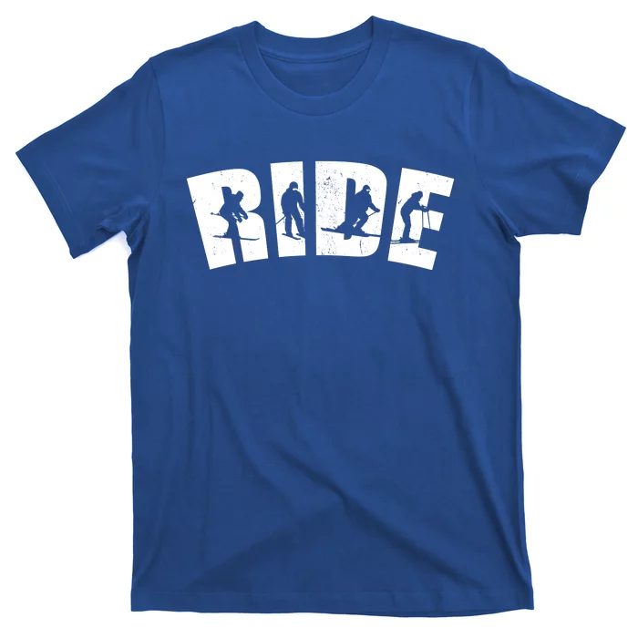 Ride Ski Lover Gift T-Shirt