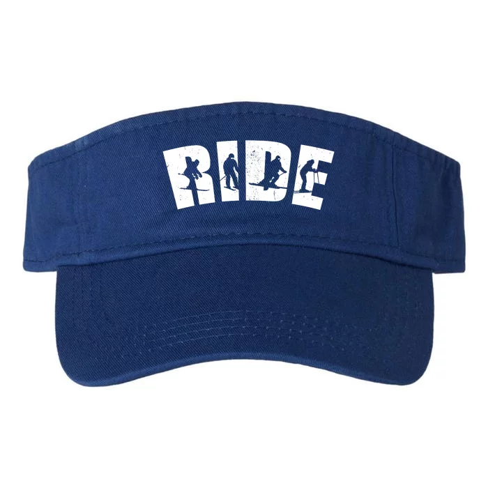 Ride Ski Lover Gift Valucap Bio-Washed Visor