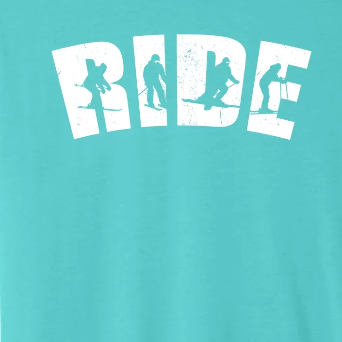 Ride Ski Lover Gift ChromaSoft Performance T-Shirt