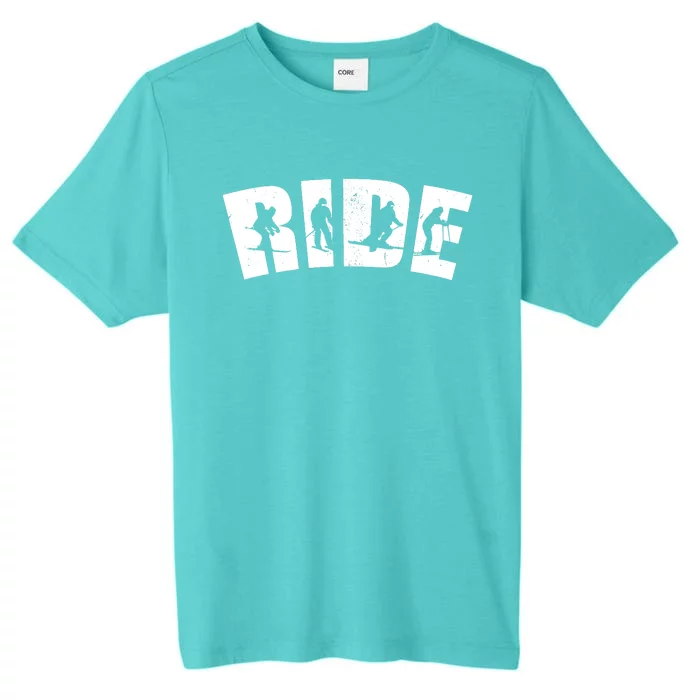 Ride Ski Lover Gift ChromaSoft Performance T-Shirt