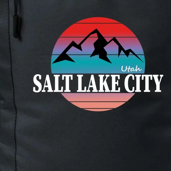 Retro Salt Lake City Utah Daily Commute Backpack