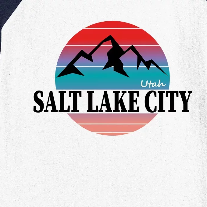 Retro Salt Lake City Utah Baseball Sleeve Shirt