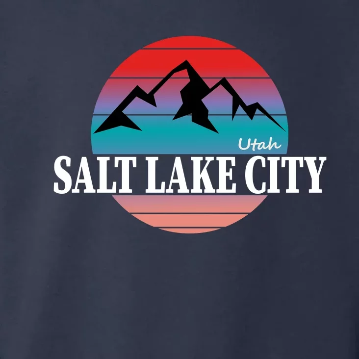 Retro Salt Lake City Utah Toddler Hoodie