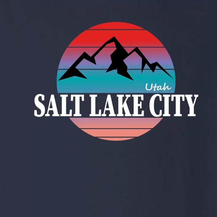 Retro Salt Lake City Utah Toddler Long Sleeve Shirt