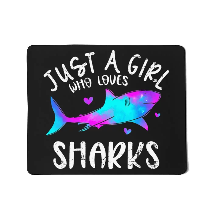 retro Shark Lover Gift Shark animal Mousepad