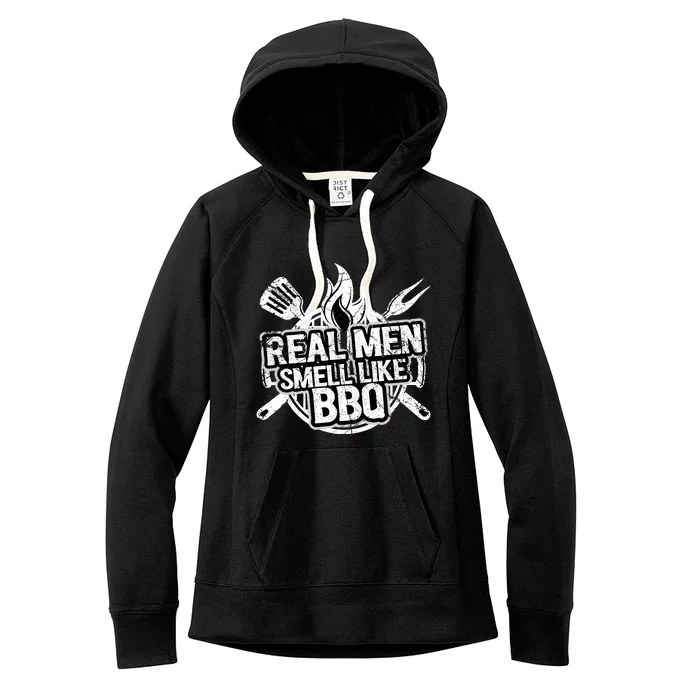 Real Smell Like Bbq For Barbecue Smoker Grill Women's Fleece Hoodie