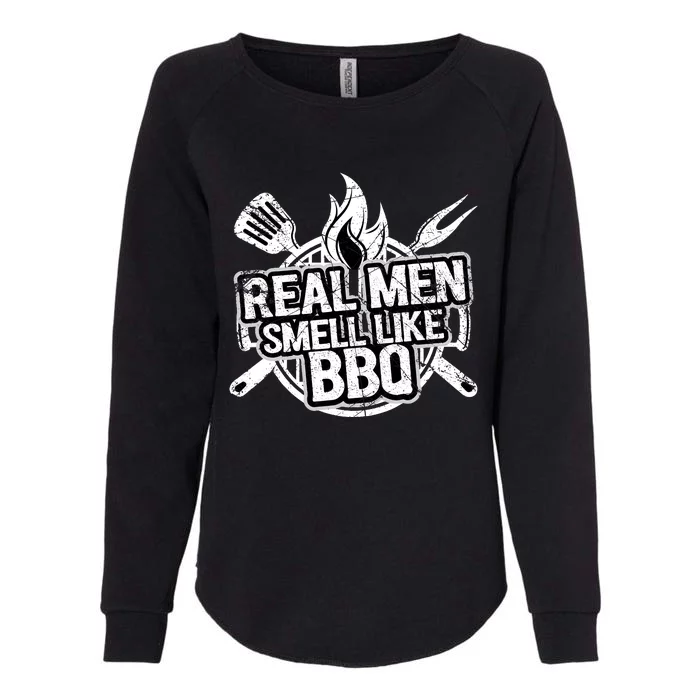 Real Smell Like Bbq For Barbecue Smoker Grill Womens California Wash Sweatshirt