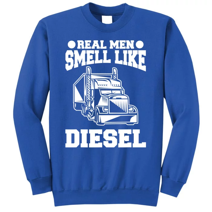 Real Smell Like Defense Truck Driver Trucker Gift Tall Sweatshirt