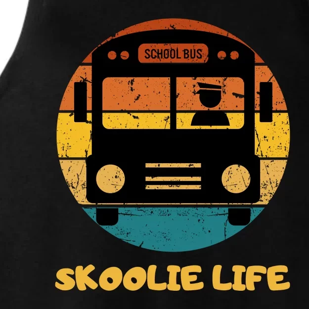 Retro Skoolie Life Converted School Bus Home Lifestyle Ladies Tri-Blend Wicking Tank