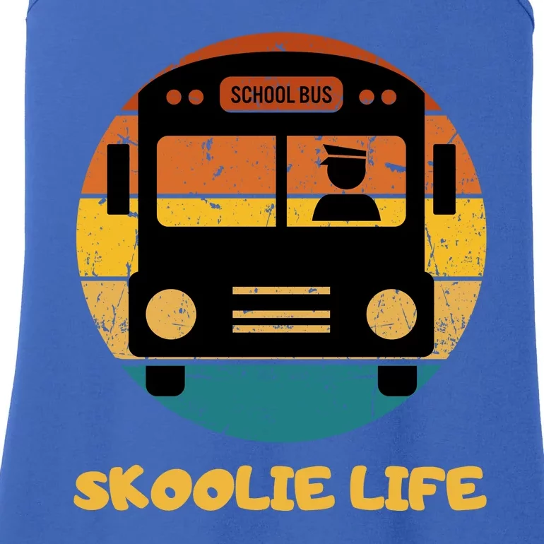 Retro Skoolie Life Converted School Bus Home Lifestyle Ladies Essential Tank