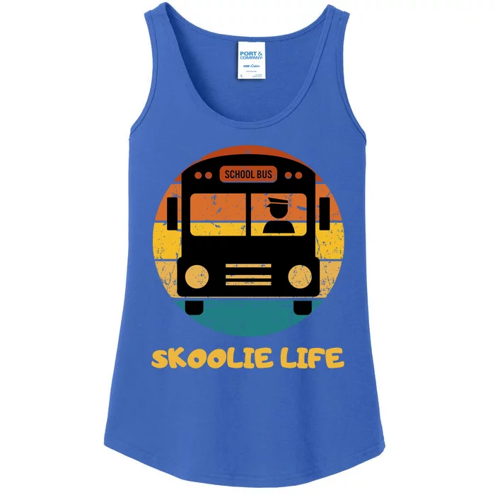 Retro Skoolie Life Converted School Bus Home Lifestyle Ladies Essential Tank