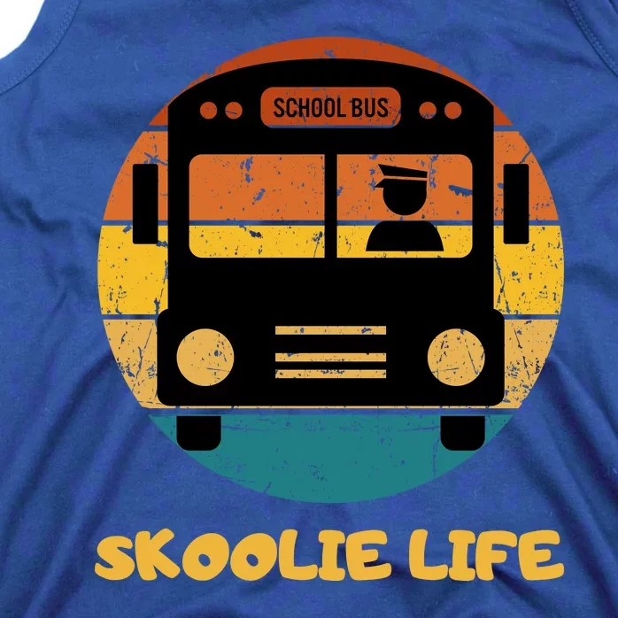 Retro Skoolie Life Converted School Bus Home Lifestyle Tank Top