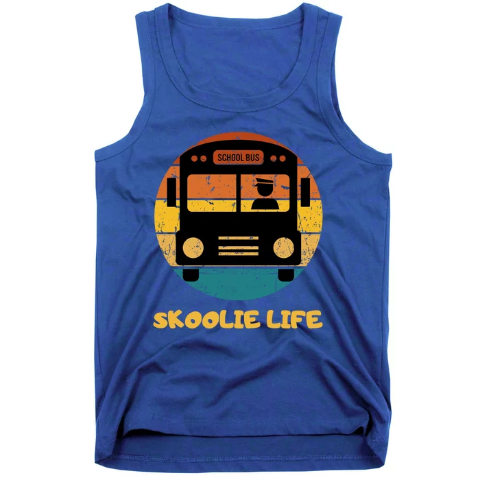 Retro Skoolie Life Converted School Bus Home Lifestyle Tank Top