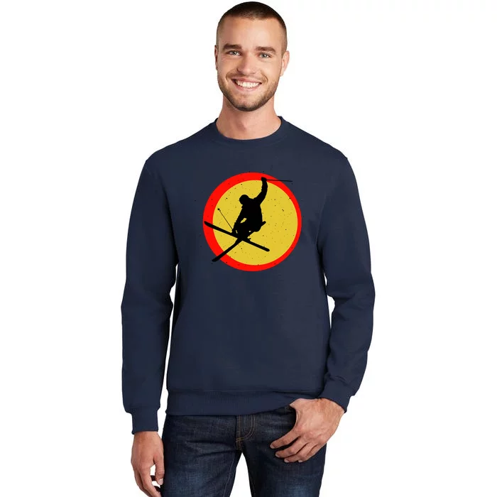 Retro Skiing Logo Sweatshirt