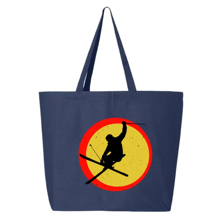 Retro Skiing Logo 25L Jumbo Tote