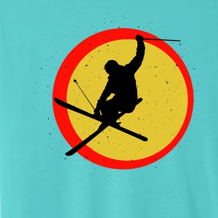 Retro Skiing Logo ChromaSoft Performance T-Shirt