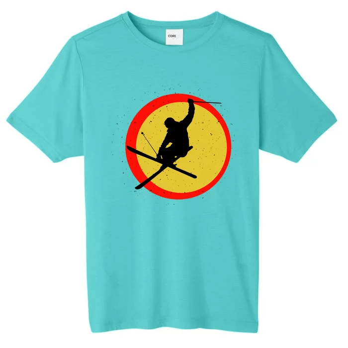 Retro Skiing Logo ChromaSoft Performance T-Shirt