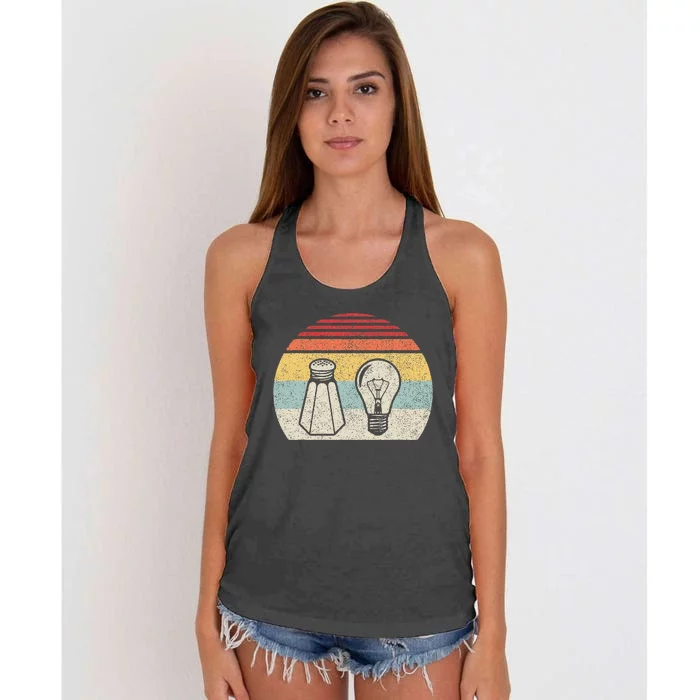 Retro Salt & Light Be Ye Salt Christ Women's Knotted Racerback Tank