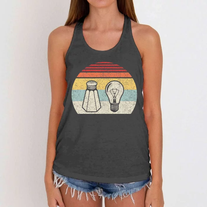 Retro Salt & Light Be Ye Salt Christ Women's Knotted Racerback Tank