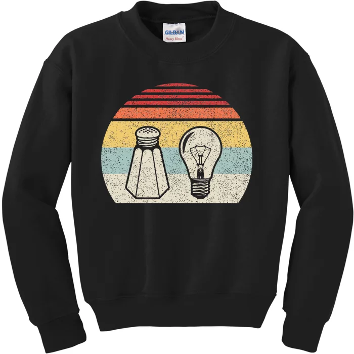 Retro Salt & Light Be Ye Salt Christ Kids Sweatshirt