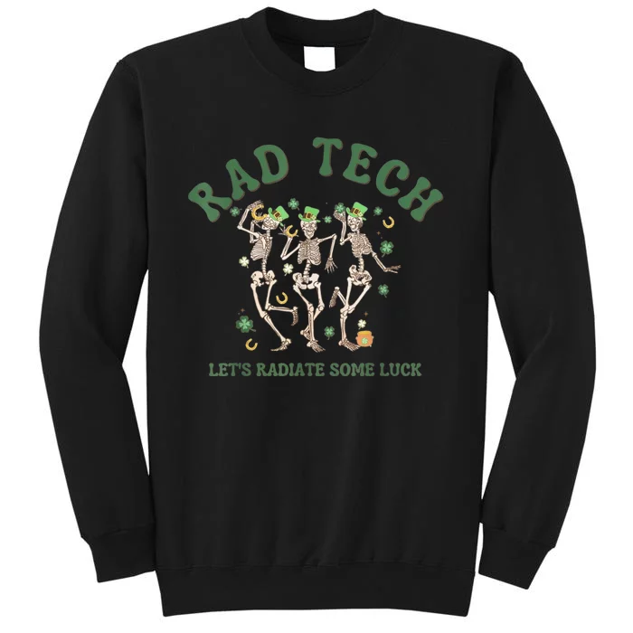 Radiate Some Luck St Patrick's Day Radiology XRay Rad Tech Sweatshirt